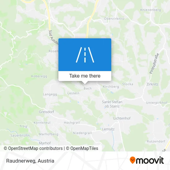 Raudnerweg map