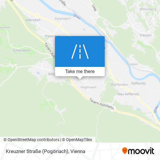 Kreuzner Straße (Pogöriach) map