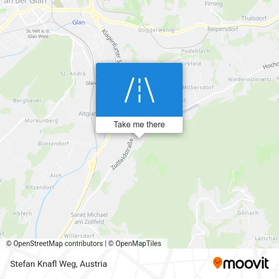 Stefan Knafl Weg map
