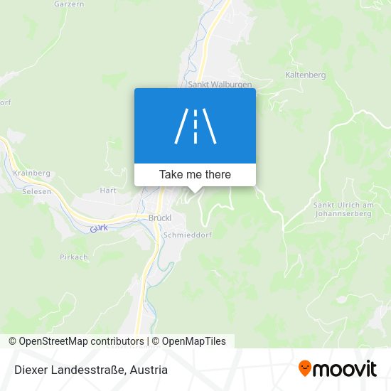 Diexer Landesstraße map