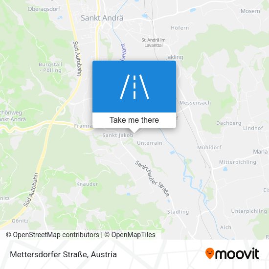 Mettersdorfer Straße map