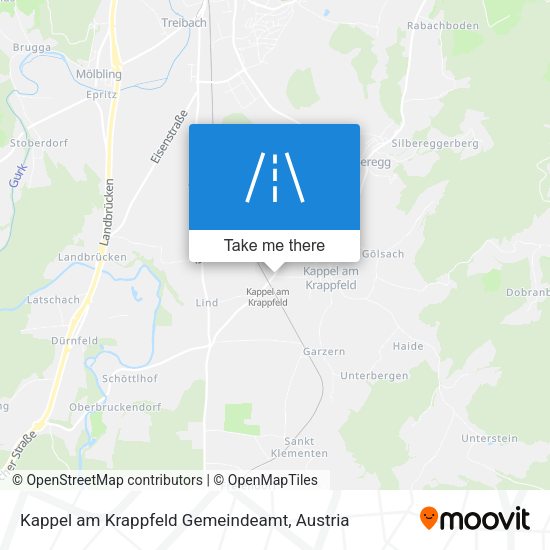 Kappel am Krappfeld Gemeindeamt map