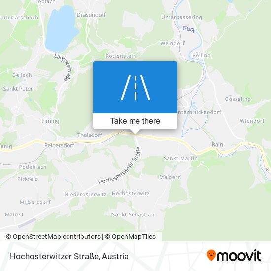 Hochosterwitzer Straße map