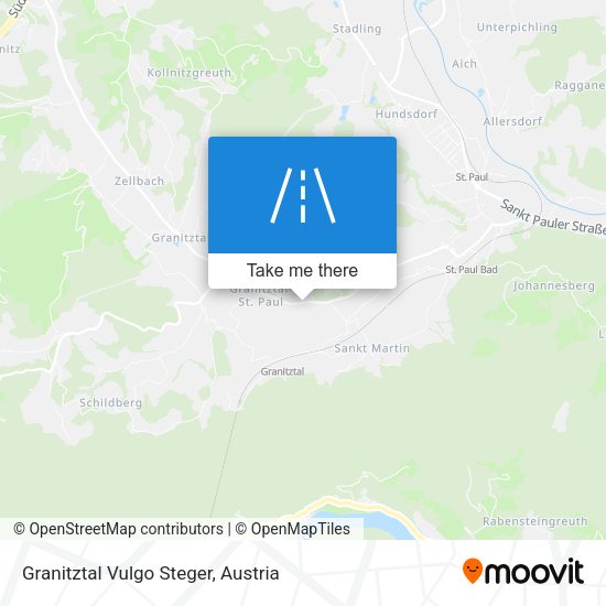 Granitztal Vulgo Steger map