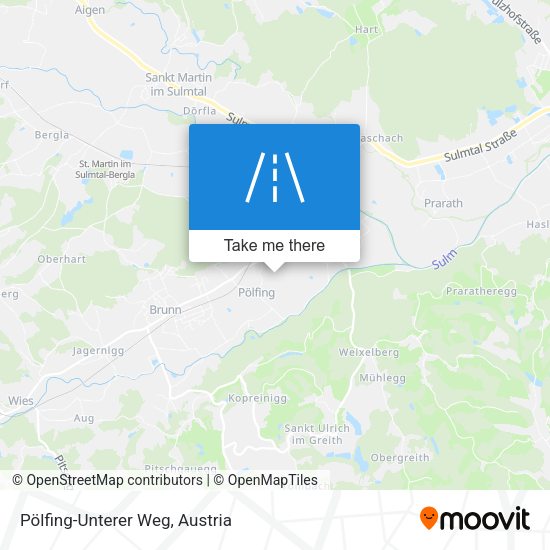 Pölfing-Unterer Weg map