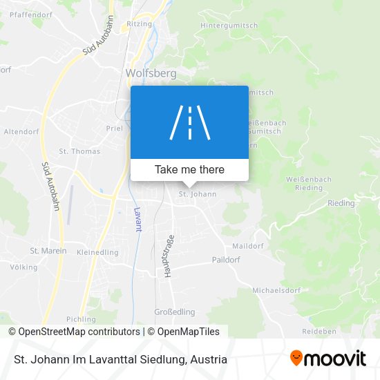 St. Johann Im Lavanttal Siedlung map