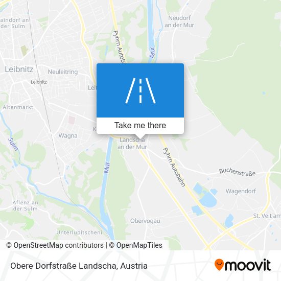 Obere Dorfstraße Landscha map