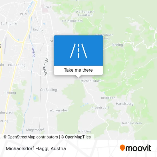 Michaelsdorf Flaggl map