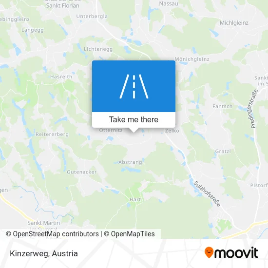 Kinzerweg map