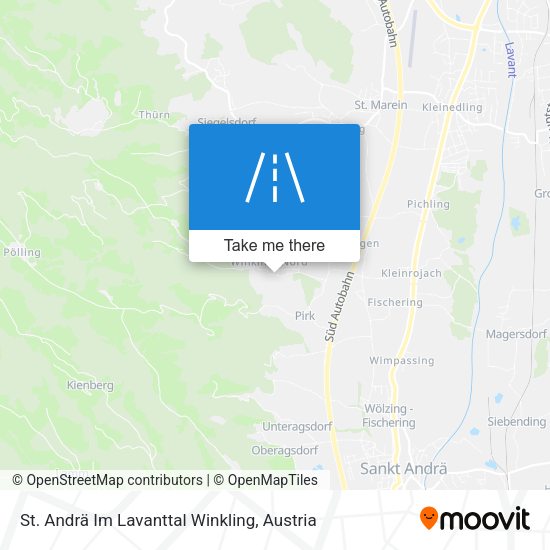 St. Andrä Im Lavanttal Winkling map