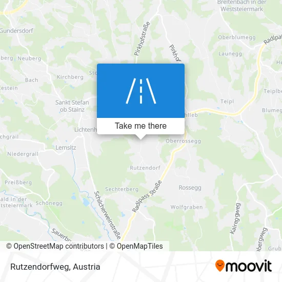 Rutzendorfweg map