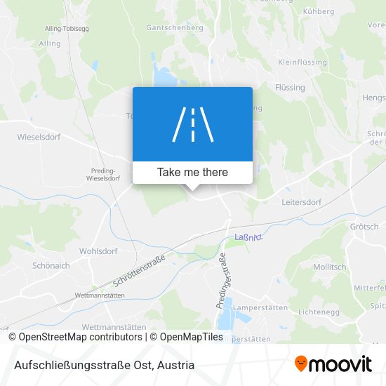 Aufschließungsstraße Ost map
