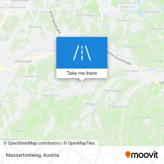 Massertoniweg map
