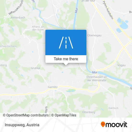 Insuppweg map