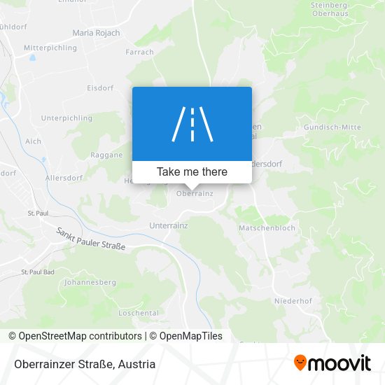 Oberrainzer Straße map