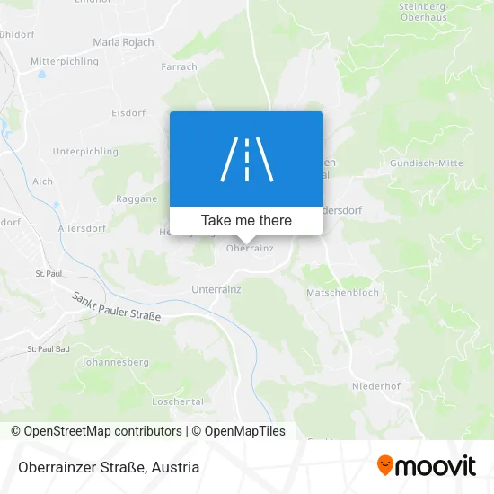 Oberrainzer Straße map