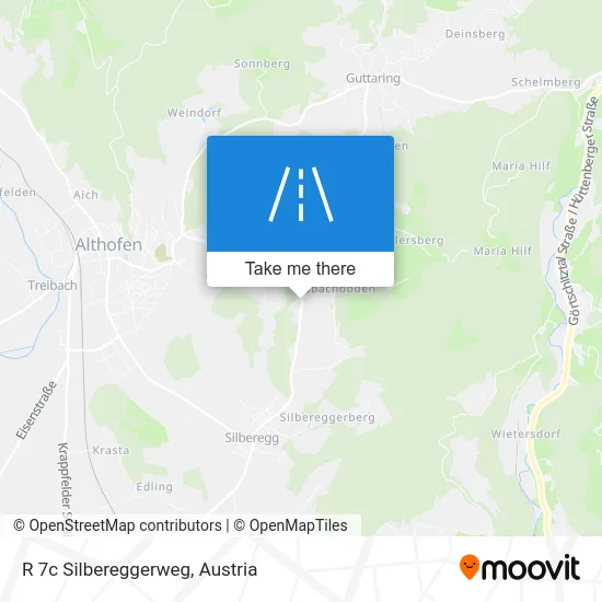 R 7c Silbereggerweg map