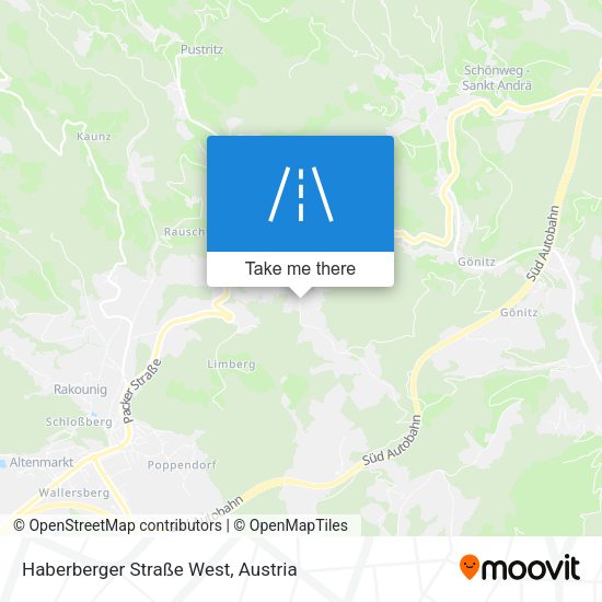 Haberberger Straße West map