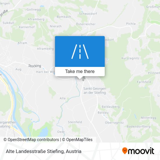 Alte Landesstraße Stiefing map