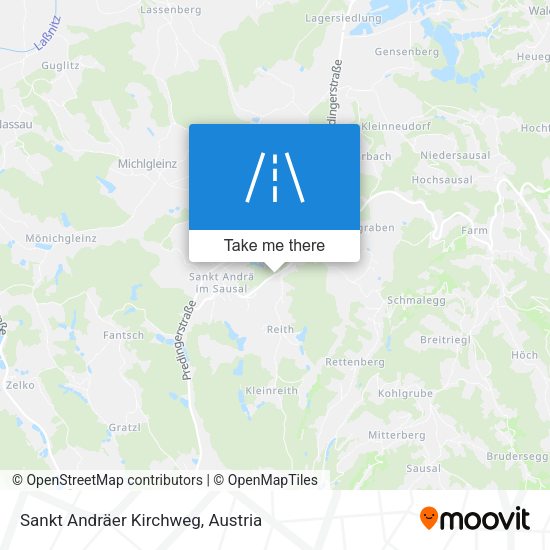 Sankt Andräer Kirchweg map
