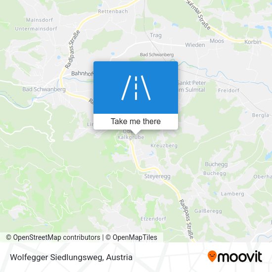 Wolfegger Siedlungsweg map