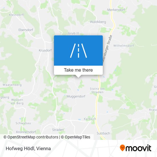 Hofweg Hödl map