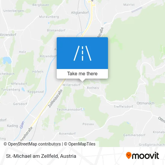 St.-Michael am Zellfeld map