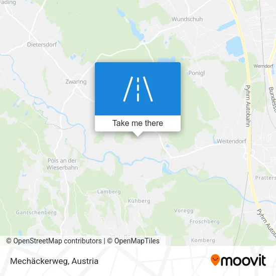 Mechäckerweg map