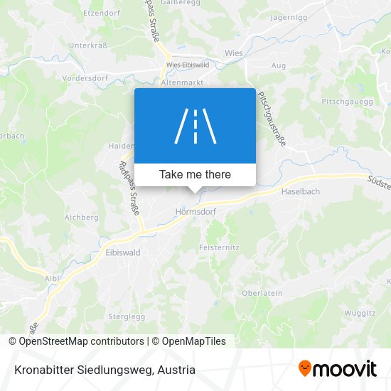 Kronabitter Siedlungsweg map