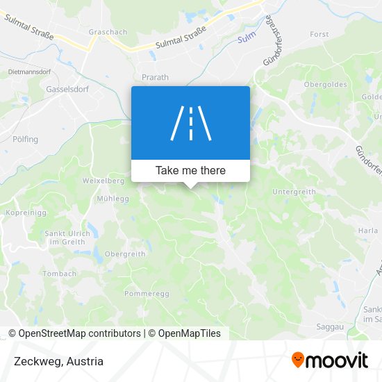 Zeckweg map