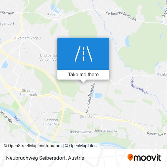 Neubruchweg Seibersdorf map