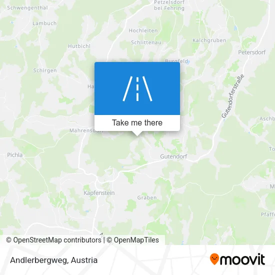 Andlerbergweg map
