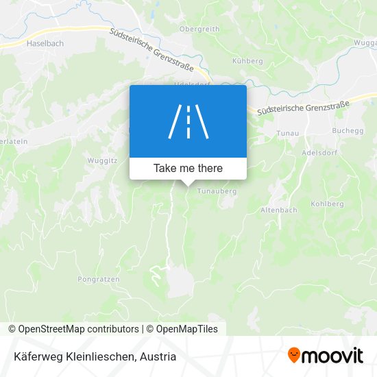 Käferweg Kleinlieschen map