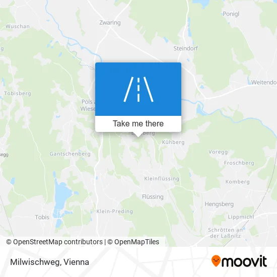 Milwischweg map