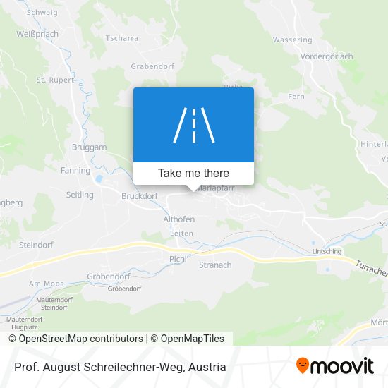 Prof. August Schreilechner-Weg map