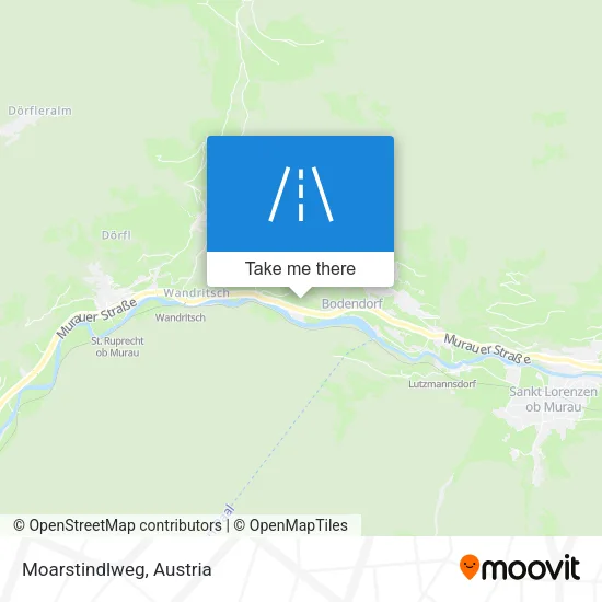 Moarstindlweg map
