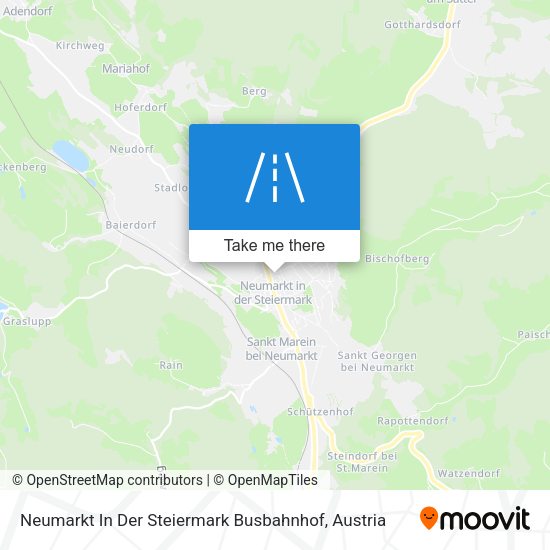 Neumarkt In Der Steiermark Busbahnhof map