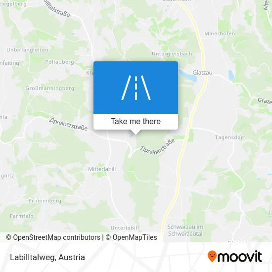 Labilltalweg map