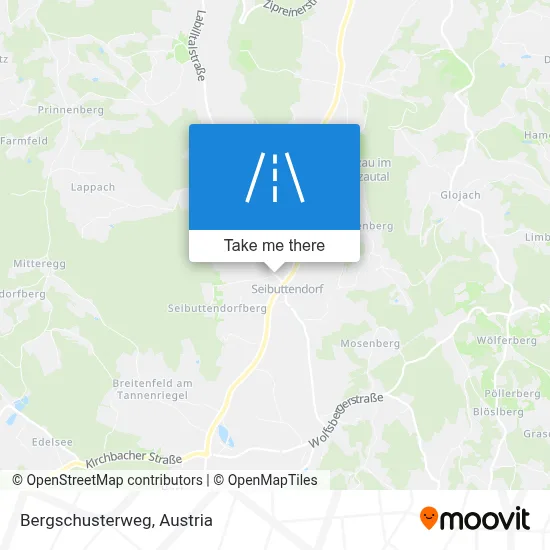 Bergschusterweg map
