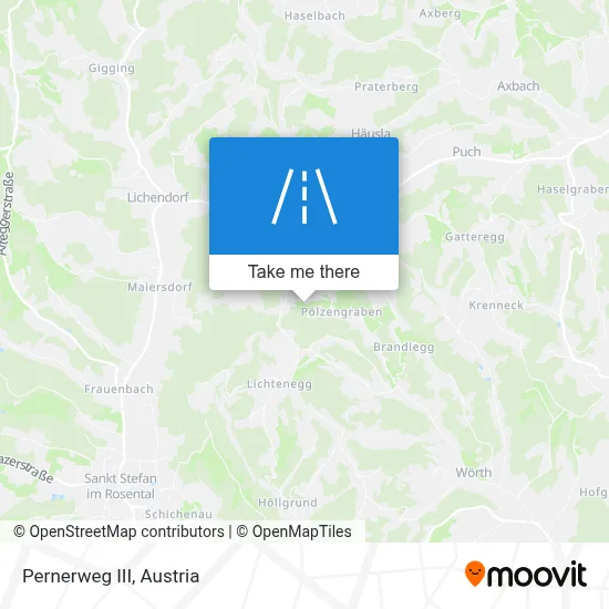 Pernerweg III map