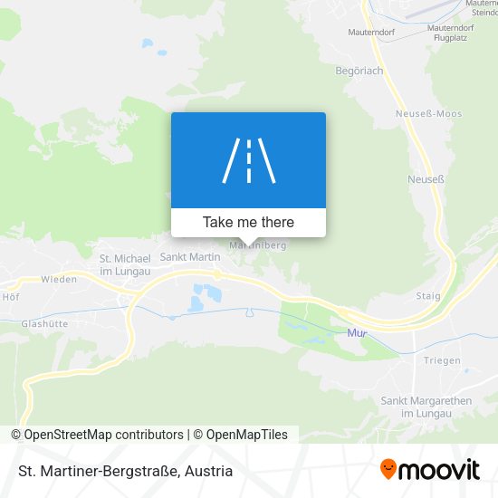 St. Martiner-Bergstraße map