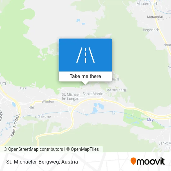 St. Michaeler-Bergweg map