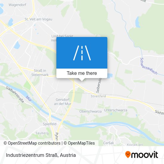 Industriezentrum Straß map