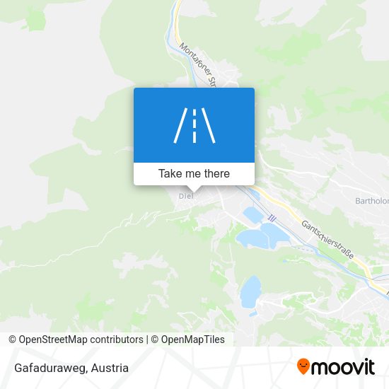 Gafaduraweg map