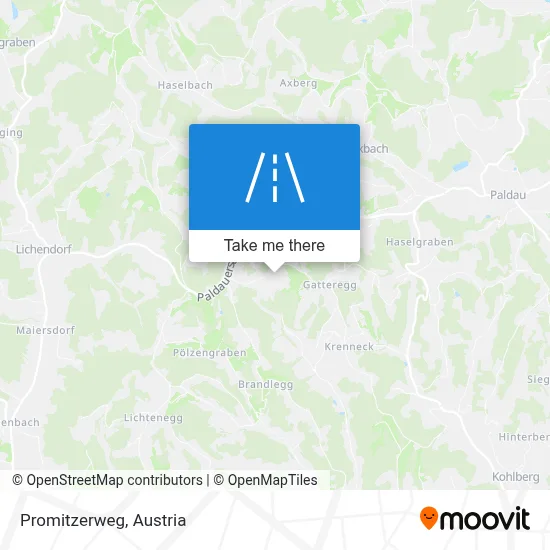 Promitzerweg map