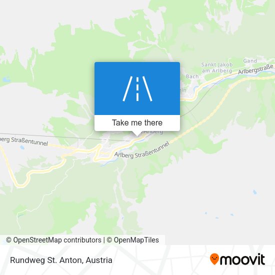 Rundweg St. Anton map