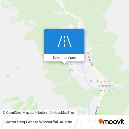 Klettersteig Lehner Wasserfall map