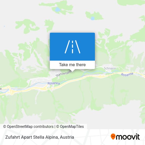Zufahrt Apart Stella Alpina map