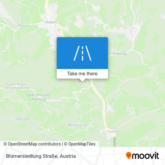Blümersiedlung Straße map