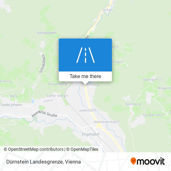 Dürnstein Landesgrenze map